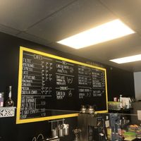 Beverages menu at Cafe Mucho Mucho in Montreal