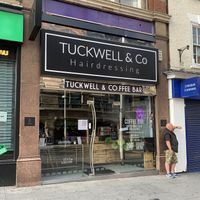 Tuckwell and Co.ffee shopfront  at Tuckwell & Coffee in Nottingham