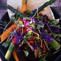 De parelcouscous met groenten!  at De Stal Texel in Den Burg