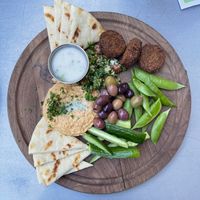 hummus board    at Panama 66 in San Diego