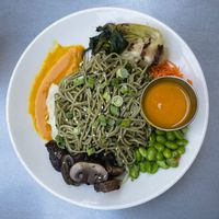 soba salad  at Panama 66 in San Diego