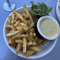 curry fries!  at Panama 66 in San Diego