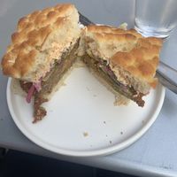 Mushroom Lentil Patty at Panama 66 in San Diego