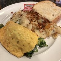 veg omelette with home fries and toast  at The Trails Eatery in San Diego