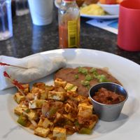 tofu "scramble"  at The Trails Eatery in San Diego