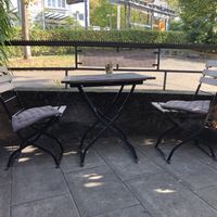 Outside seating area  at Lässig in Stuttgart