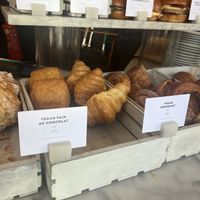 Vegan pastries   at The Flour Pot Bakery in Brighton