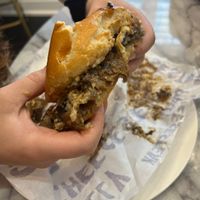 Philly cheesesteak   at Mimi & Jones in Montreal