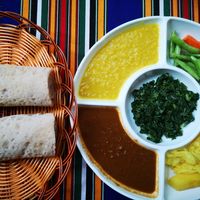Vegan platter 125k at Sara Ethiopian Restaurant in Ho Chi Minh City
