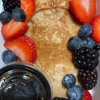 Banana oat pancakes GF  at Vegan Takeout in Deltona