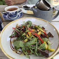 Delicious vegan options and dog friendly!   at Brambles in Inveraray