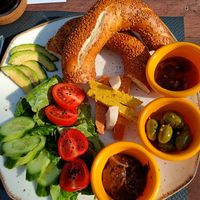 Breakfast (off the menu) at Grön Vegan Yard in Nicosia