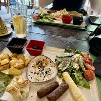 The breakfast plate  at Grön Vegan Yard in Nicosia