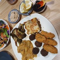Daily Set menu . The kofte were awesome at Grön Vegan Yard in Nicosia