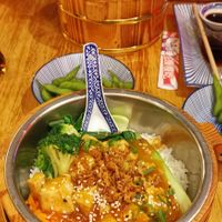 Vegan rice with tofu at Xu Noodles in Eindhoven