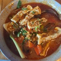 Black spicy vegan (noodle soup) at Xu Noodles in Eindhoven