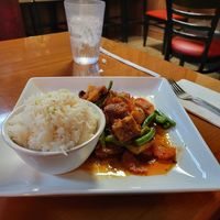 Pad ped with tofu (no fish sauce) at Noom Thai Bistro in Jacksonville