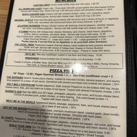 Menu  at One Well Brewing in Kalamazoo