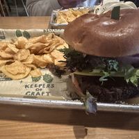 Burger   at One Well Brewing in Kalamazoo