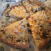 Into the woods pizza sub vegan cheese   at One Well Brewing in Kalamazoo