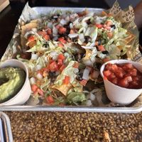 Nachos before being touched    at One Well Brewing in Kalamazoo