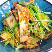 Marinated Pressed Tofu at Ms Chi Cafe - Maybe closed in Culver City