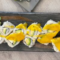 Sushi mit Mangosauce at SU in Klagenfurt