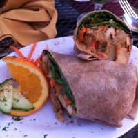 Curry wrap at Shangri-La Tea Room and Vegetarian Restaurant in Boise
