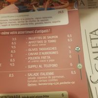 Entrée at La Scaleta in Blois