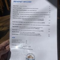 Menu  at The Barn on Flaxton in Sunshine Coast