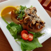 Breaky avocado & mushroom sourdough 😁 at The Barn on Flaxton in Sunshine Coast