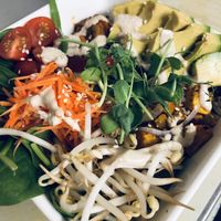 This was my Buddha Bowl!!!! Yum. at The Barn on Flaxton in Sunshine Coast