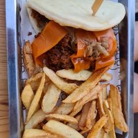 Soya meat bunbun (joe) at Bunbun in Kas