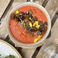 Gazpacho  #Veganuary at Aromaticus - Trastevere in Rome