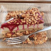 Cheese cake at Aromaticus - Trastevere in Rome