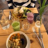 very tasty lunch and smoothies, great atmosphere ! #Veganuary at Aromaticus - Trastevere in Rome