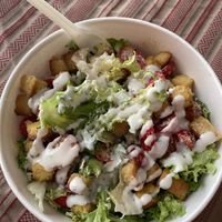 Caesar salad  at Aromaticus - Trastevere in Rome