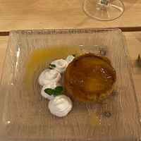 Frangipane with peach   at Aromaticus - Trastevere in Rome
