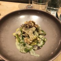 Fettuccine ai carciofi   at Aromaticus - Trastevere in Rome