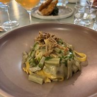 Artichoke fettuccine   at Aromaticus - Trastevere in Rome