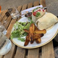 Tempeh Caesar wrap  at Aromaticus - Trastevere in Rome