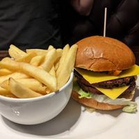 Vegan burger at Phoenix in Tamworth