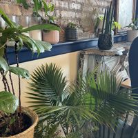 Cafe interior   at Charmers Cafe in Chicago