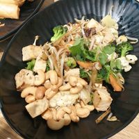 Tofu fried soya and ginger sauce at CPH - WOK - T2 in Kastrup