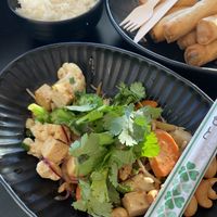 Vegan tofu dish 🌱  at CPH - WOK - T2 in Kastrup