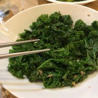 Roasted kale at Souen - East Village in New York City