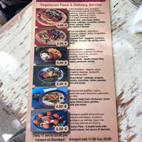 Menu food at Falafelaki in Crete