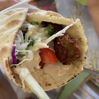 Falafel Roll  at Falafelaki in Crete