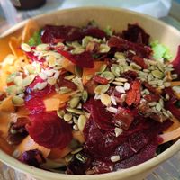 Rainbow salad at Falafelaki in Crete
