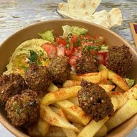   at Falafelaki in Crete